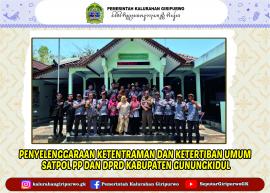 PENYELENGGARAAN KETENTRAMAN DAN KETERTIBAN UMUM SATPOL PP DAN DPRD KABUPATEN GUNUNGKIDUL 